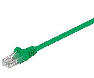 No Name CAT 5e - Cable de red U/UTP, 2 conectores RJ45, 10 m, color verde