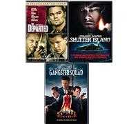 No Names No Mercy Gangster Martin Scorsese Squad Feature DVD Shutter Island + The Departed triple Movie Feature
