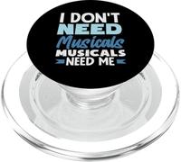 No necesito musicales, Need Me, amante de la música PopSockets PopGrip para MagSafe
