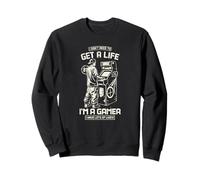 No Necesito Tener una Vida, Soy un Jugador de Juegos Arcade Retro Sudadera