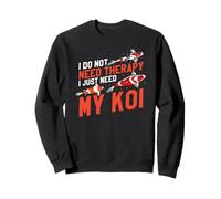 No necesito terapia solo a mis peces koi Sudadera