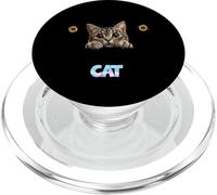 No Necesito Terapia Solo Necesito a mi Gato Amante felino PopSockets PopGrip para MagSafe