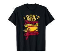 No necesito terapia solo necesito ir a España - España Bandera Camiseta