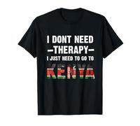 No necesito terapia, solo necesito ir a Kenya Camisa Camiseta