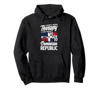 No Necesito Terapia Solo Necesito IR a República Dominicana Sudadera con Capucha