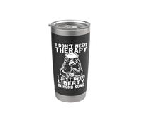 No necesito terapia Solo necesito libertad en Hong Kong Design Vaso térmico de acero inoxidable de doble pared