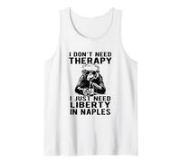 No Necesito Terapia Solo Necesito Libertad en Nápoles Design Camiseta sin Mangas