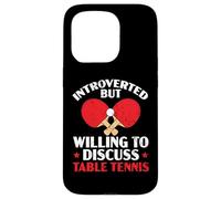 No necesito terapia Solo necesito tenis de mesa Ping Pong Carcasa para iPhone 15 Pro