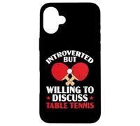 No necesito terapia Solo necesito tenis de mesa Ping Pong Carcasa para iPhone 16 Plus