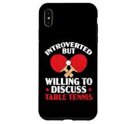 No necesito terapia Solo necesito tenis de mesa Ping Pong Carcasa para iPhone XS Max