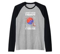 No Necesito Terapia, Solo Necesito Ver K-Drama Camiseta Manga Raglan