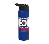 No necesito terapia Solo necesito ver K-Drama Drama coreano Stainless Steel Insulated Water Bottle