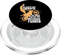 No Necesito Terapia, Solo Tengo Que Andar en Motocicleta PopSockets PopGrip para MagSafe