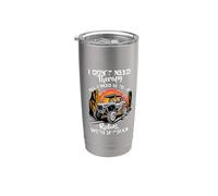 No necesito terapia Todo lo que necesito es ir a montar con mi hombre Vaso térmico de acero inoxidable de doble pared
