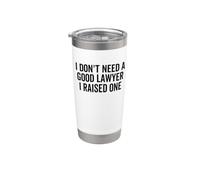 No necesito un buen abogado Crié a un graduado de la Facultad de Derecho Vaso térmico de acero inoxidable de doble pared