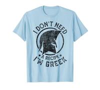 No Necesito una Receta Soy Griego Divertido Chef Griego Cocinando Camiseta