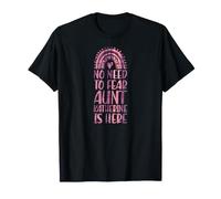 No Need To Fear Aunt Katherine is Here Nombre Rainbow Camiseta