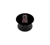 No Need To Fear Aunt Nancy Is Here Nombre Rainbow Auntie PopSockets PopGrip Adhesivo