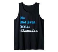 No, Ni Siquiera Agua Ayuno Musulmán Ramadán 2026 Chicos Musulmanes Camiseta sin Mangas