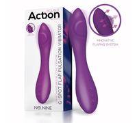 No. Nine Vibrador Punto G Función de Pulsación USB Magnético Silicona de Action