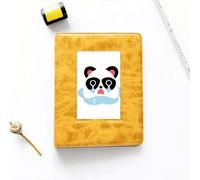 no/no Álbum de fotos con expresión de caricatura de panda triste y pobre (4 x 6 pulgadas)