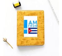 no/no Álbum de fotos con texto en inglés "I Am From Cuba Art Deco Fashion Family Wedding Picture 4x6