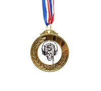 no/no Auriculares l Music Pattern Illustrate Gold Award Winner Medal First Place Ribbon