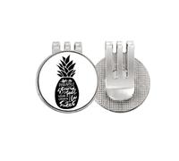 no/no Be a PineFruit Stand - Marcador de pelota de golf con cita alta, color negro