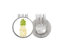 no/no Be a Sweet PineFruit - Marcador de pelota de golf con clip magnético esmaltado para gorra