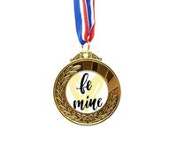 no/no Be Mine - Cinta amarilla con cita de amor, ganador del premio de oro