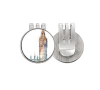 no/no Big Ben in Britain Art Deco Fashion - Marcador de pelota de golf con clip magnético esmaltado