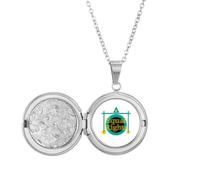 no/no Black Freedom Igualdad Art Deco - Collar con medallón de moda, joyería para regalo de cumpleaños