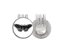 no/no Black Kite Art Deco - Marcador de pelotas de golf con clip magnético esmaltado