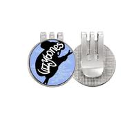 no/no Black Sloth Animal Outline - Marcador de pelota de golf con clip magnético esmaltado para gorra, color negro