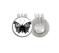 no/no Black Specimen Art Deco Fashion - Marcador de pelota de golf con clip magnético esmaltado