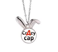 no/no Breve Best Cool Cap Headgear Hat Rabbit Collar Colgante Bunny Animal Jewelry Gift