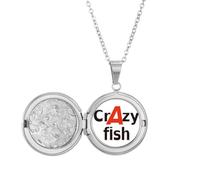 no/no Brief Best Cool Fish - Collar con medallón de pez para guardar fotos, regalo de cumpleaños