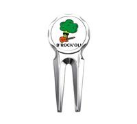 no/no Broccoli Music Guitar Performance Golf Divot Tool Herramienta de reparación de marcador de pelota de golf