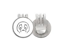 no/no Burst into tears - Marcador de pelotas de golf con diseño de dibujos animados