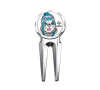 no/no Cat Head The Taste Of Snow Cat Protect Animal Pet Golf Divot Tool Herramienta de reparación de marcador de pelota de golf