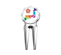 no/no Cherry Blossom Tokyo City Achievement Culture Golf Divot Tool Herramienta de reparación de marcador de pelota de golf