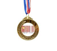 no/no China Bar Code National Chinese Gold Award Medalla ganadora del primer lugar