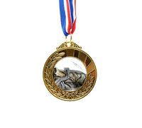 no/no China Chinese The Great Wall Pattern Gold Award Medal First Place Ribbon