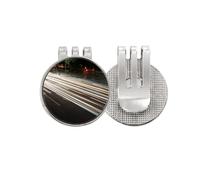 no/no China City Car Night Art Deco Fashion Golf Ball Marker Hat Cap Clip Esmalte Magnético