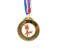 no/no China Francia Torre Eiffel León Oro Ganador Medalla Primer Lugar Cinta