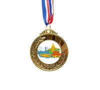 no/no China Hong Kong Victoria Watercolor Gold Award Medalla Primer Lugar Cinta