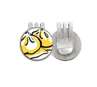 no/no China Plato chino delicioso patrón marcador de pelota de golf sombrero sombrero clip esmalte magnético