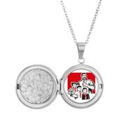 no/no China Red Education Publicity Model Locket Collar Hold Picture Jewelry Regalo de cumpleaños