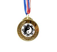 no/no China Taichi - Cinta para el primer lugar de la medalla ganadora del premio de oro con tinta de ocho diagramas