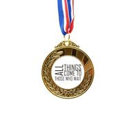 no/no Cinta con texto en inglés "All Things Come To Those Who Wait"